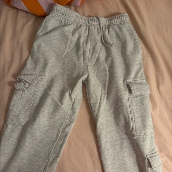 Garage Gray Cargo Sweatpants - Picture 2 of 4